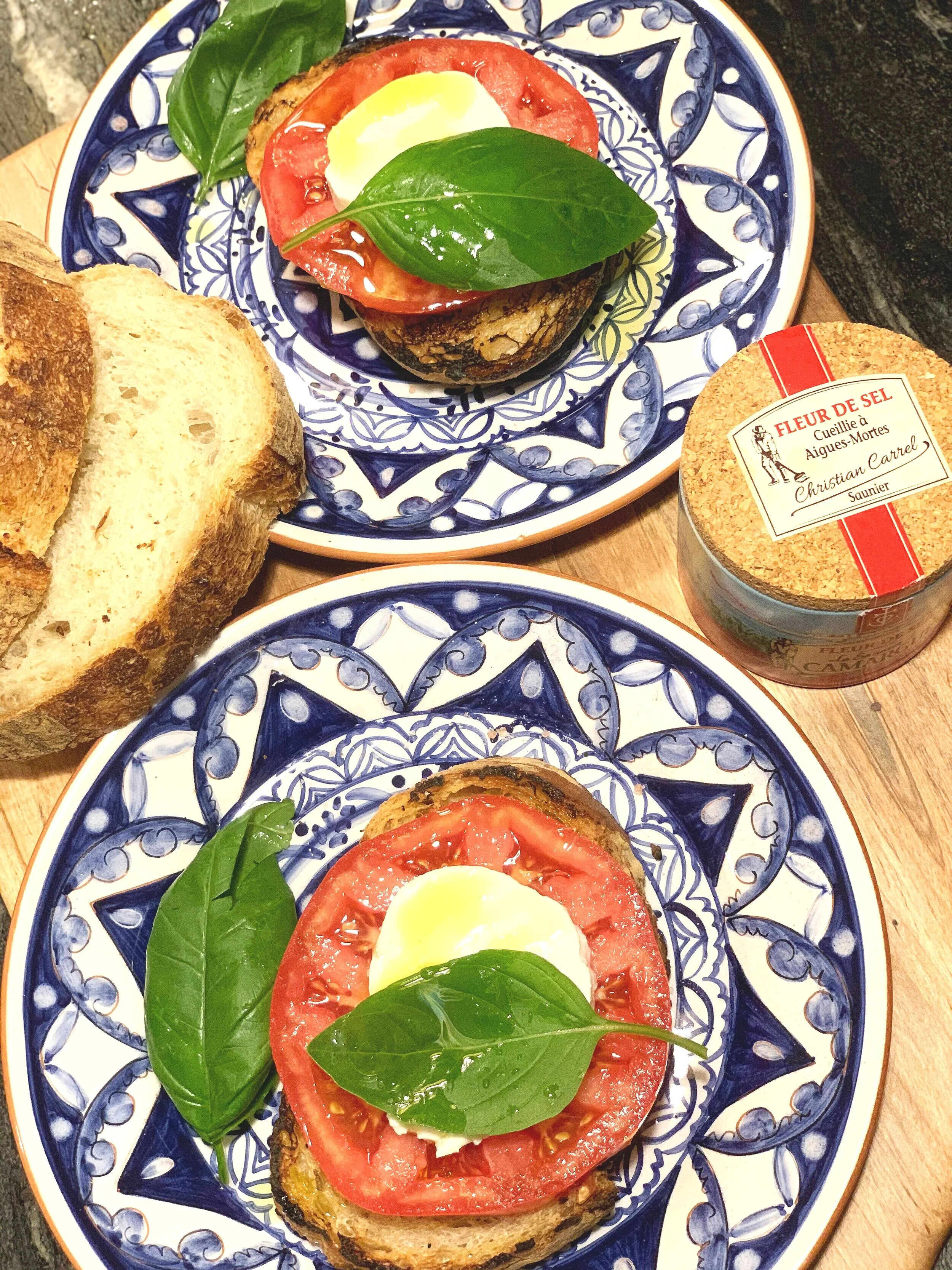 4th of July Caprise Crostini