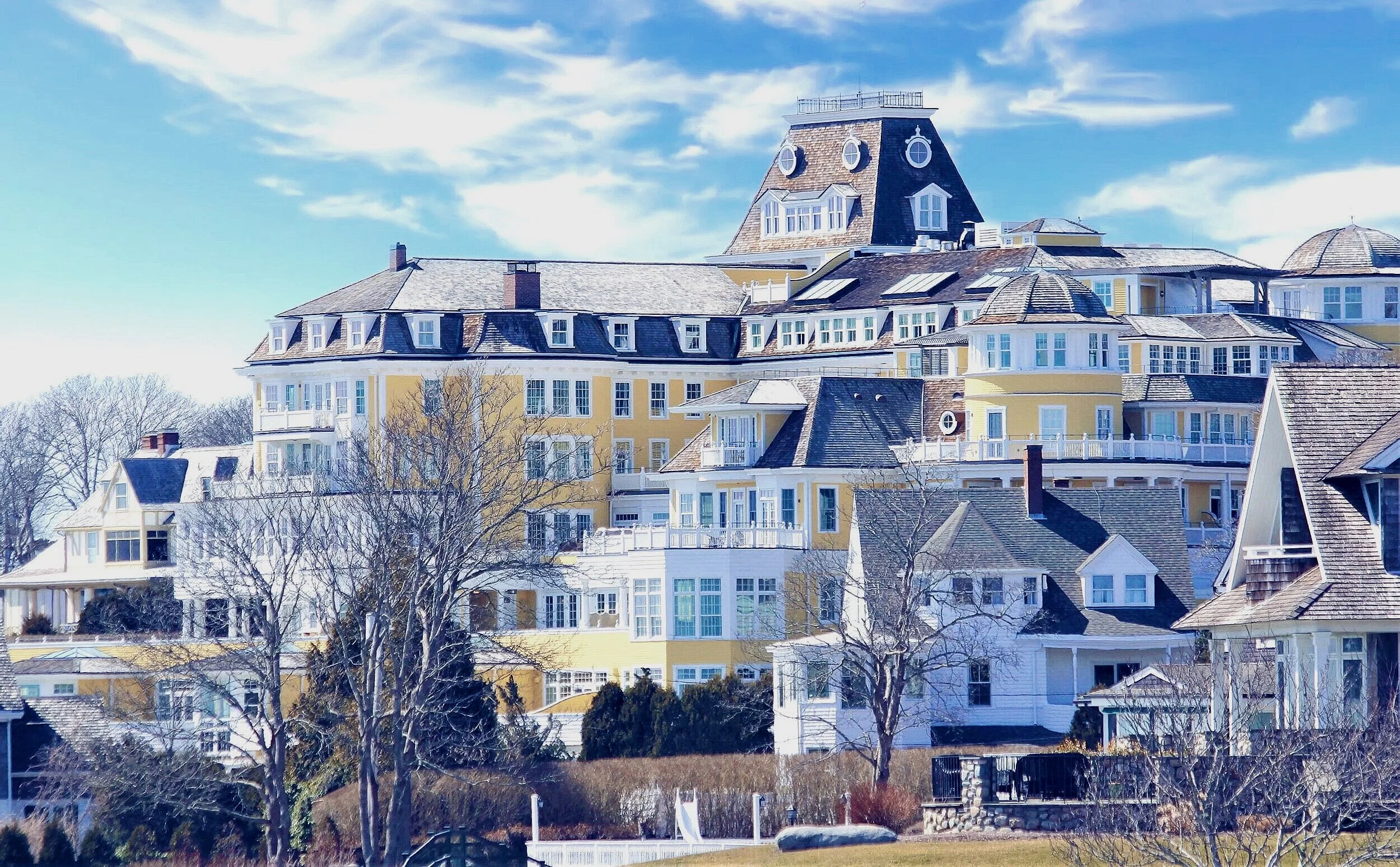 Here is a view of the Ocean House in the winter months. I love to visit in the winter and have dinner at the Ocean House. It is so cozy and such a treat. To learn more about The Ocean House either click on the picture or on this link.