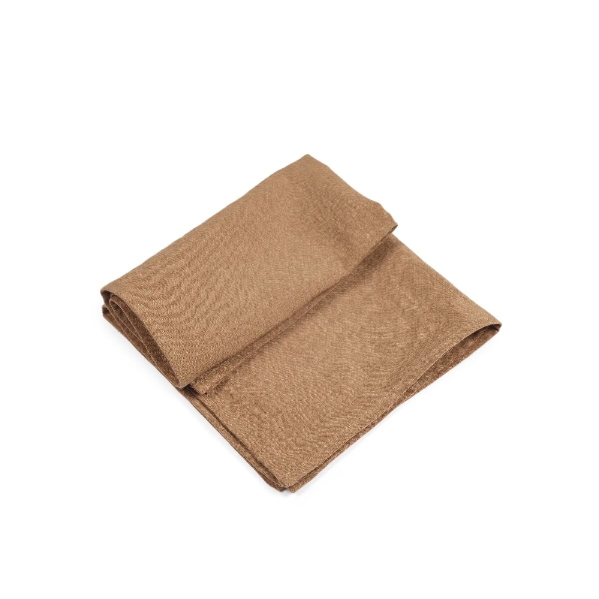 Belgian Napkin 100 Percent Linen - Cognac