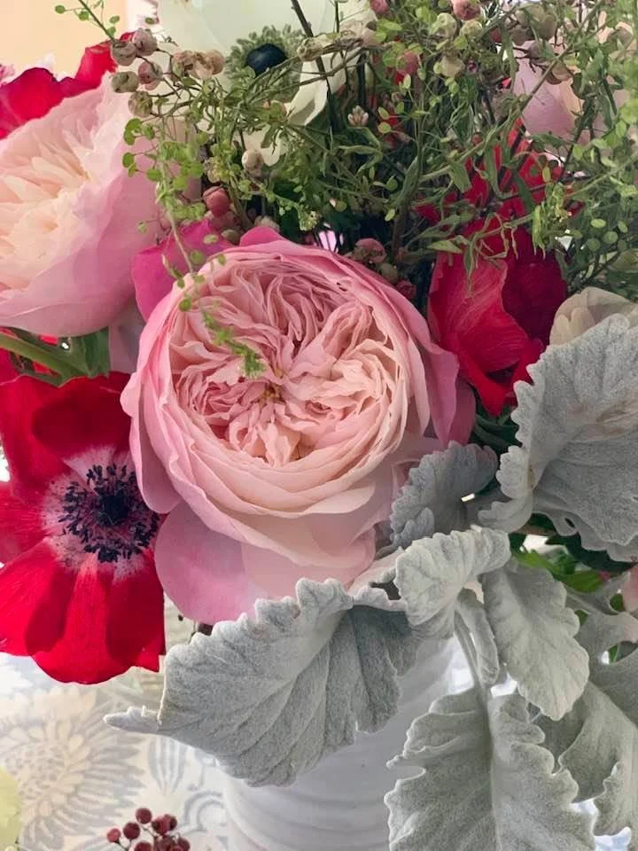 Beautiful French Valentine's Day Table Setting for Two 