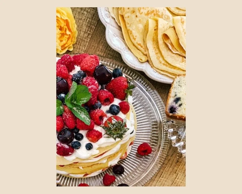 Celebrate Independence Day with This Festive Crepe Cake