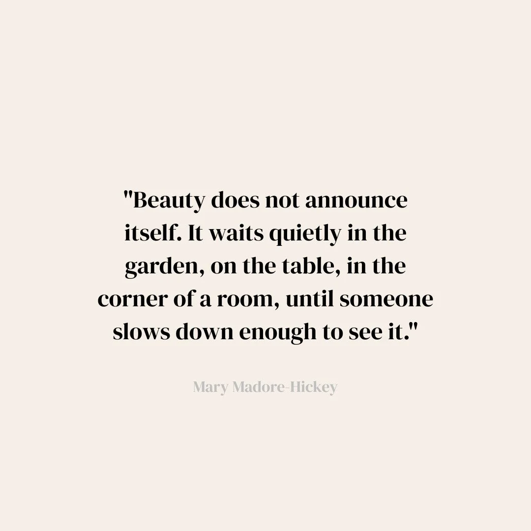 A small reflection from this week's Journal.

Read the full essay &mdash; A Season for Becoming.
Link in bio.

&Agrave; bient&ocirc;t,
Mary

#womenandbecoming #intentionalliving #merzelifestyle #slowliving #frenchinspiredliving