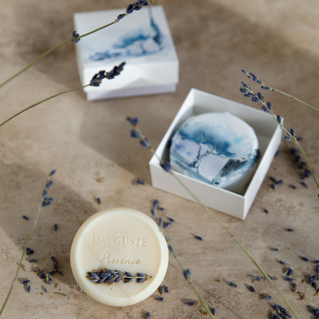French artisan soap with botanical artwork packaging reflecting skincare as a daily ritual