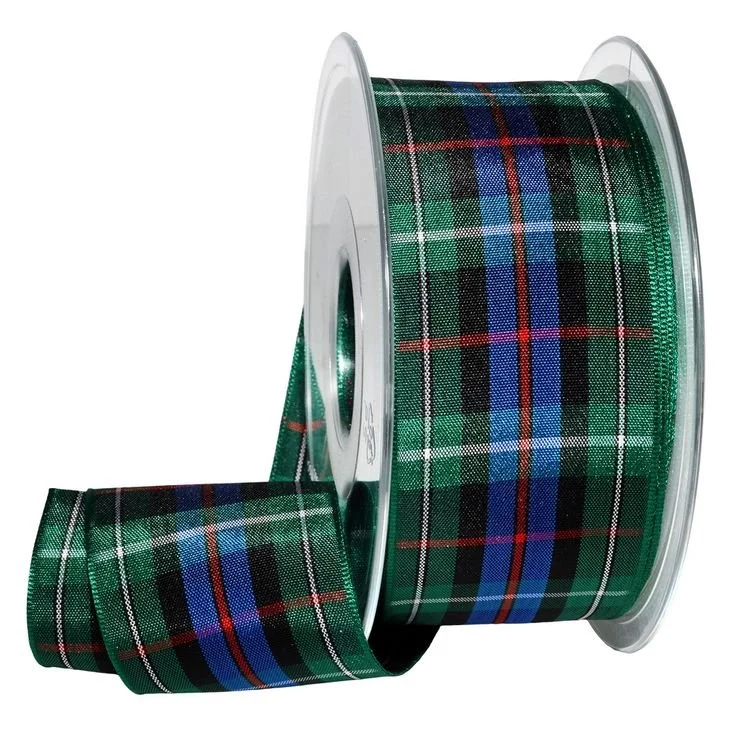 Edinburgh Royal Campbell Tartan Ribbon | Classic Scottish Holiday Plaid