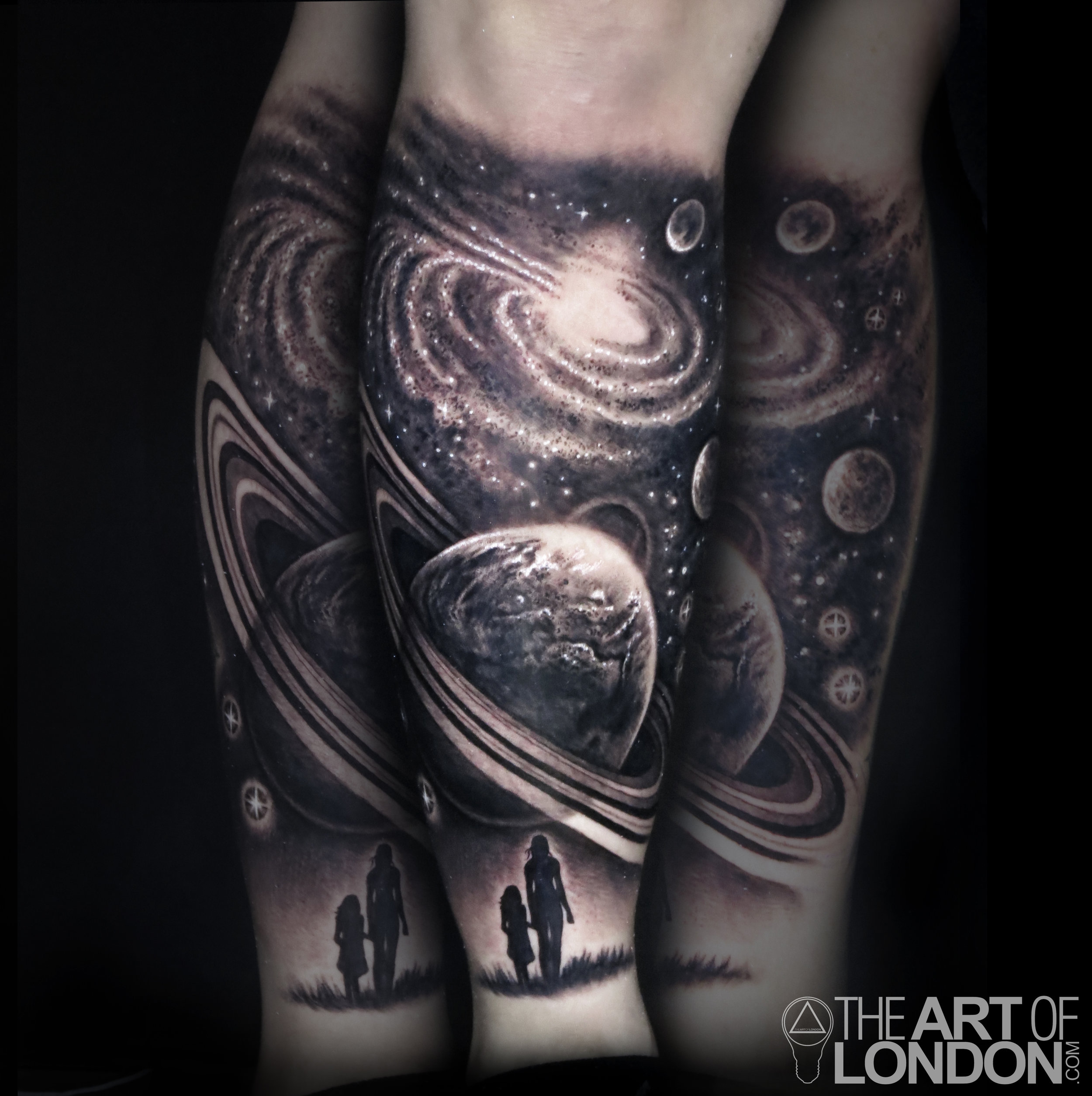 mother daughter galaxy saturn tattoo.jpg