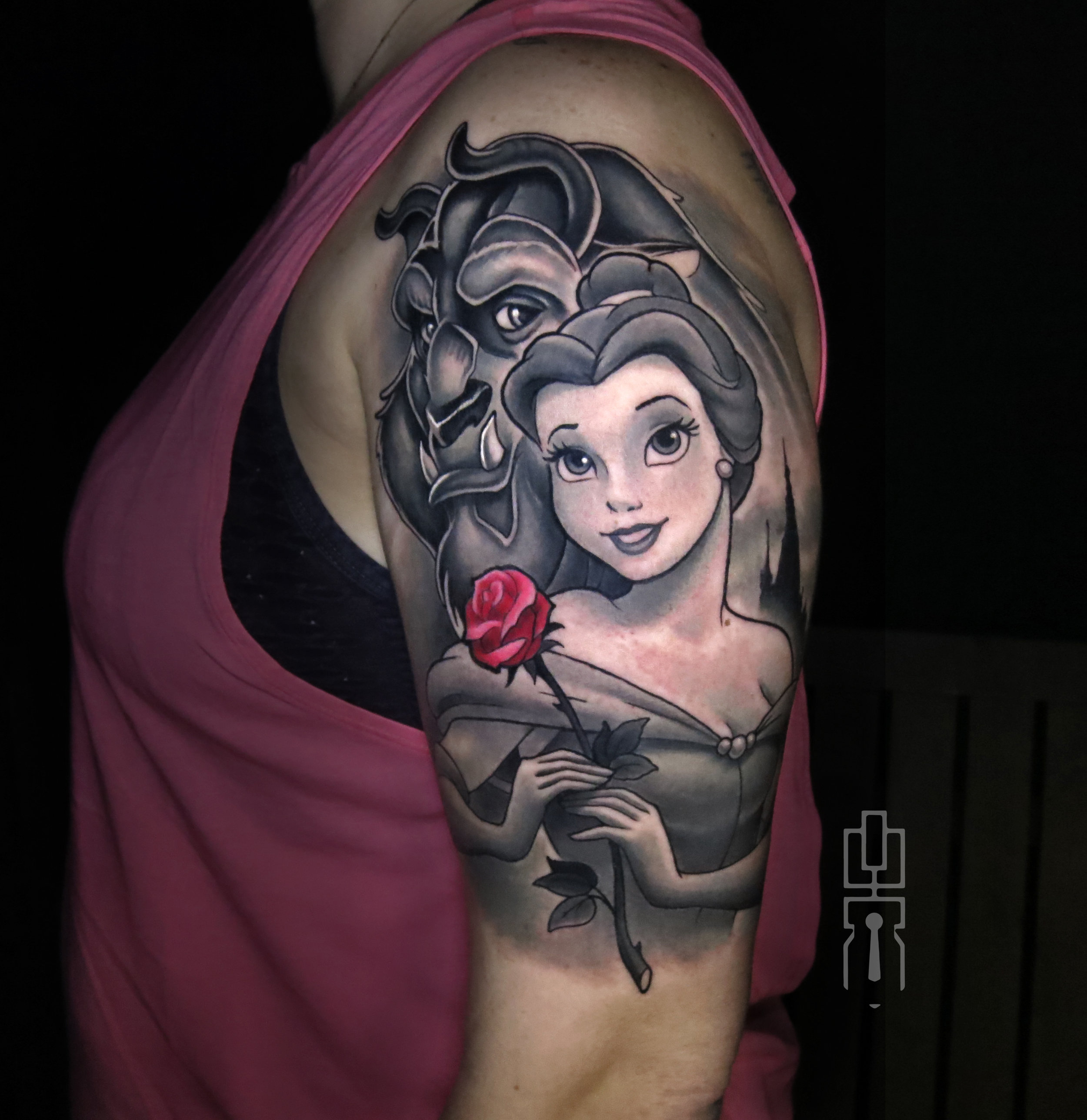 belle beauty and the beast tattoo.jpg