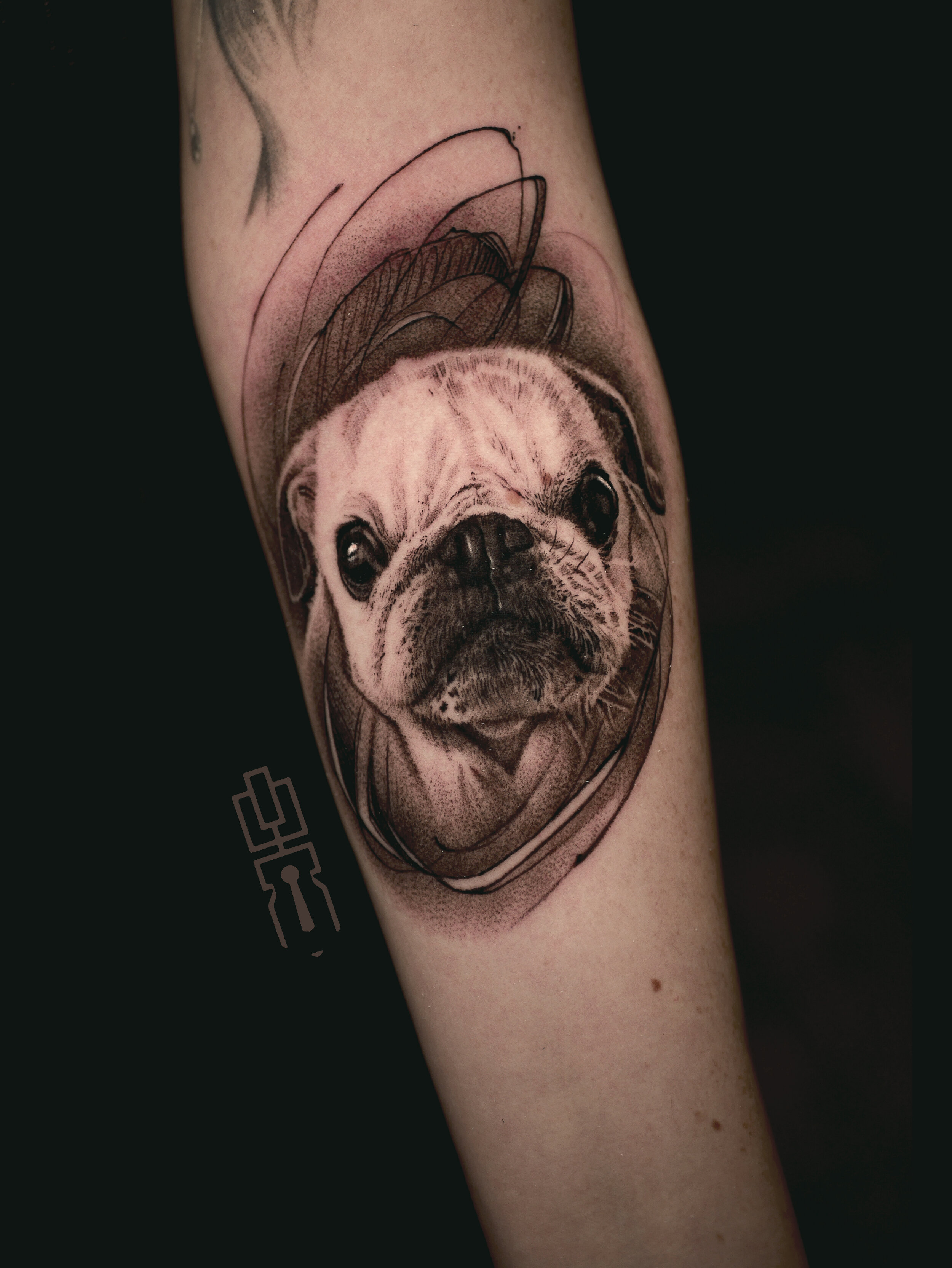 smudge the pug dog portrait tattoo.jpg