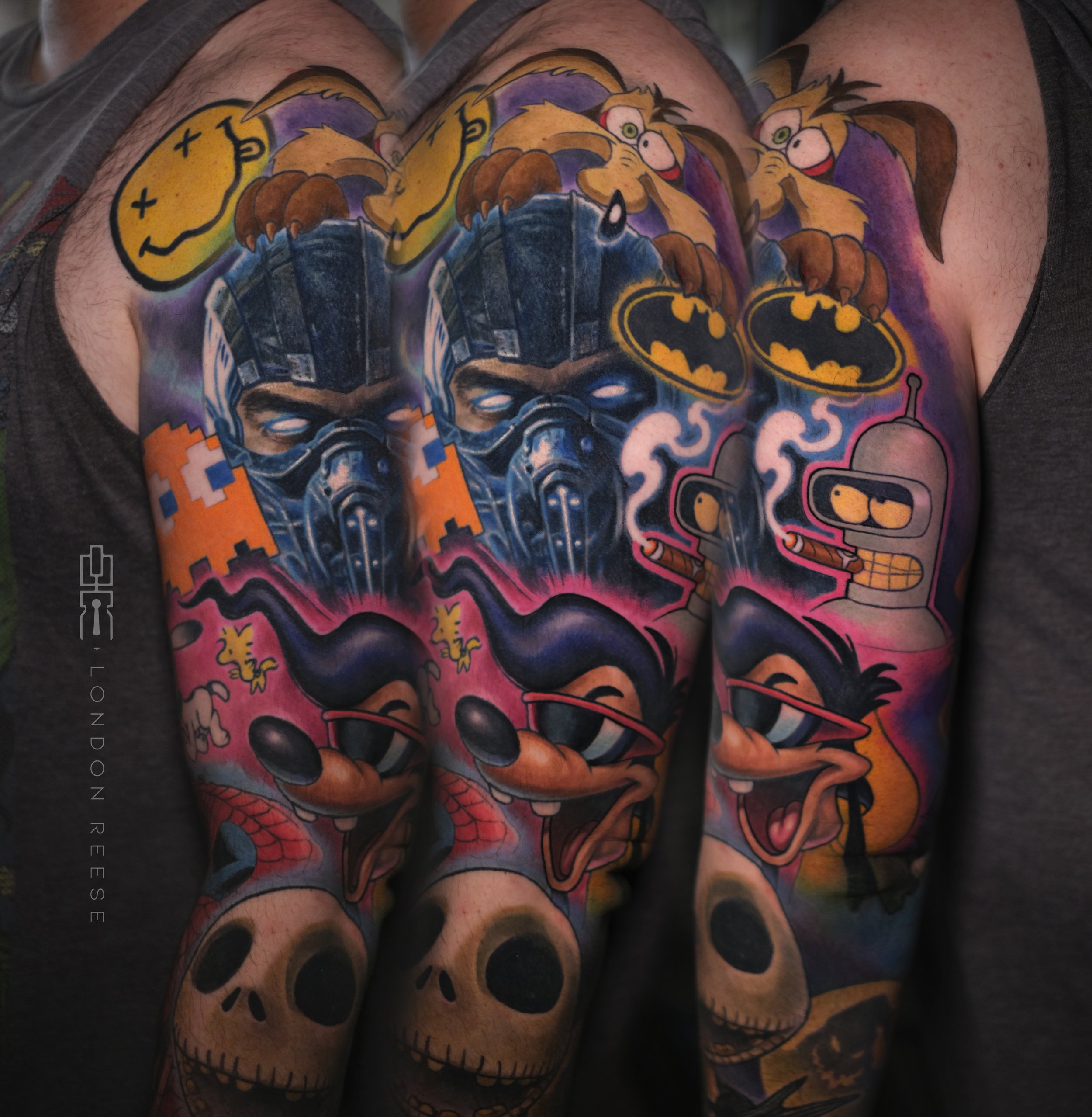 23 Tattoos Based On 90's Cartoons That Deserve A Rerun