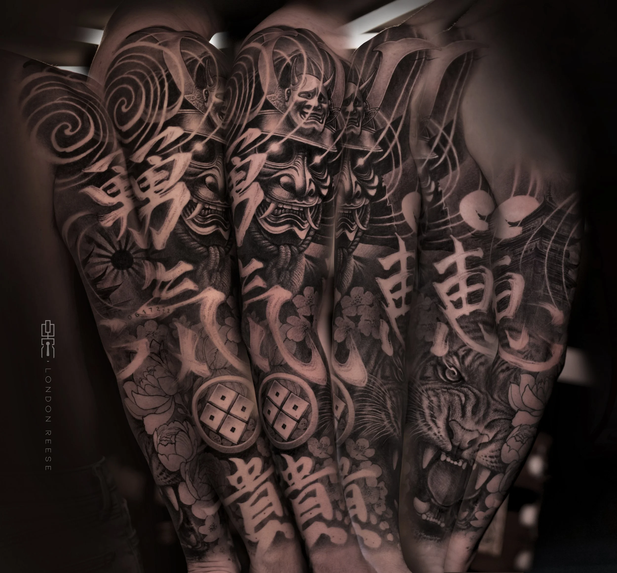 japanese sleeve oni tiger pagoda kanji flower seal-30 copy 2.jpg