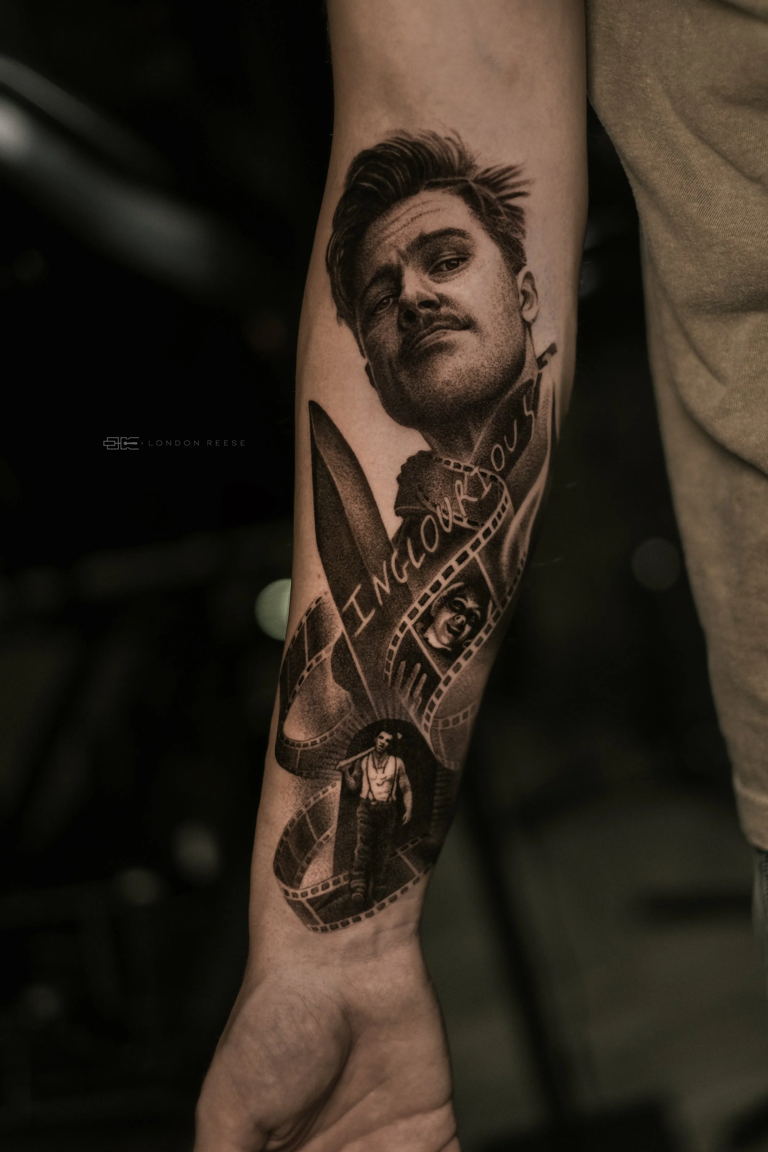 inglourious basterds brad pitt quentin tarantino eli roth tattoo 2.jpg