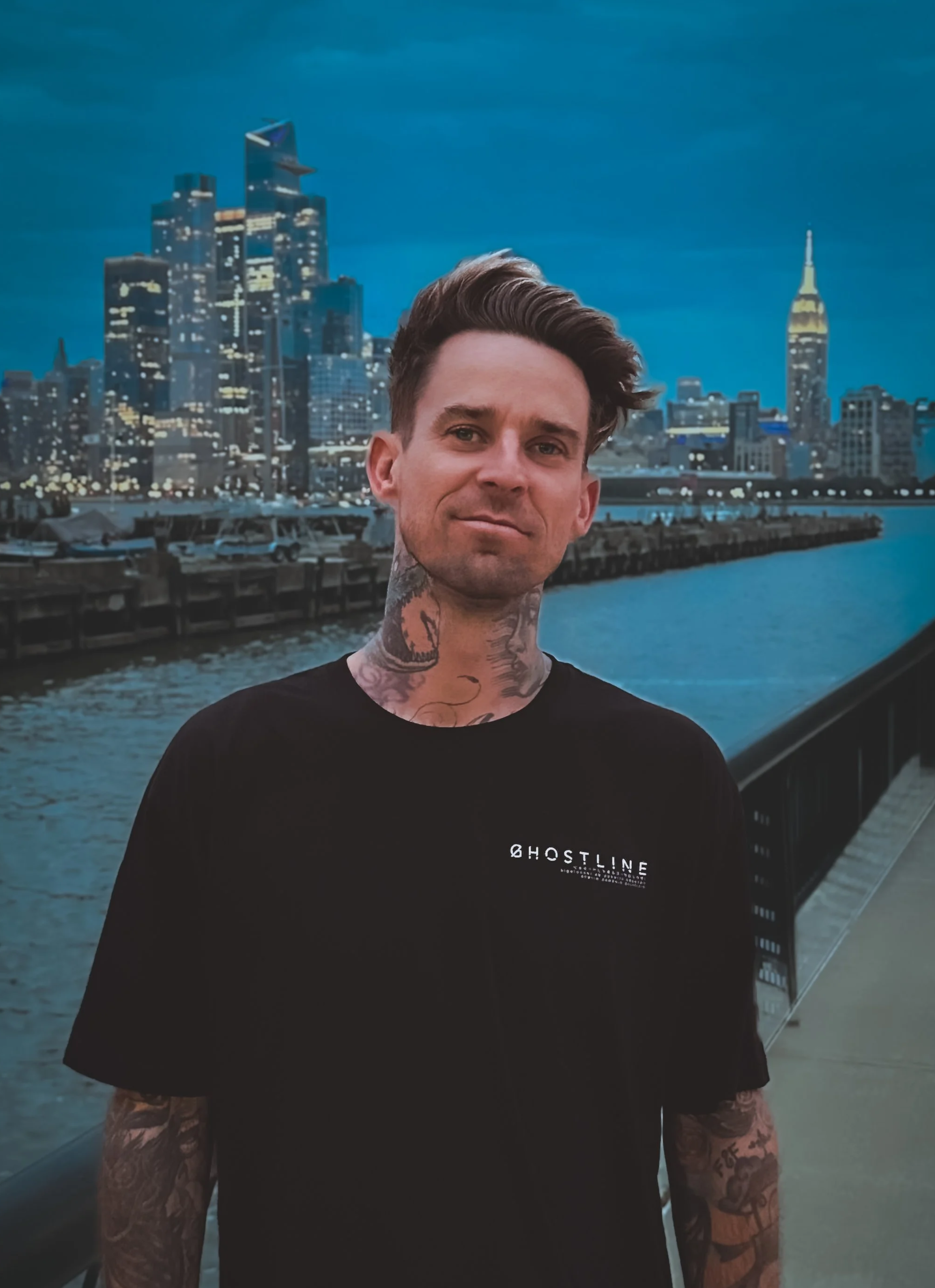 London Reese Famous Celebrity Tattoo Artist Owner of The Black Lantern OC Dana Point, California Winner of Best Ink Best Tattoo Artist Orange County Los Angeles San Diego Famous Tattoo artists Owner and Creator of Ghostline Tattoo Stencil App