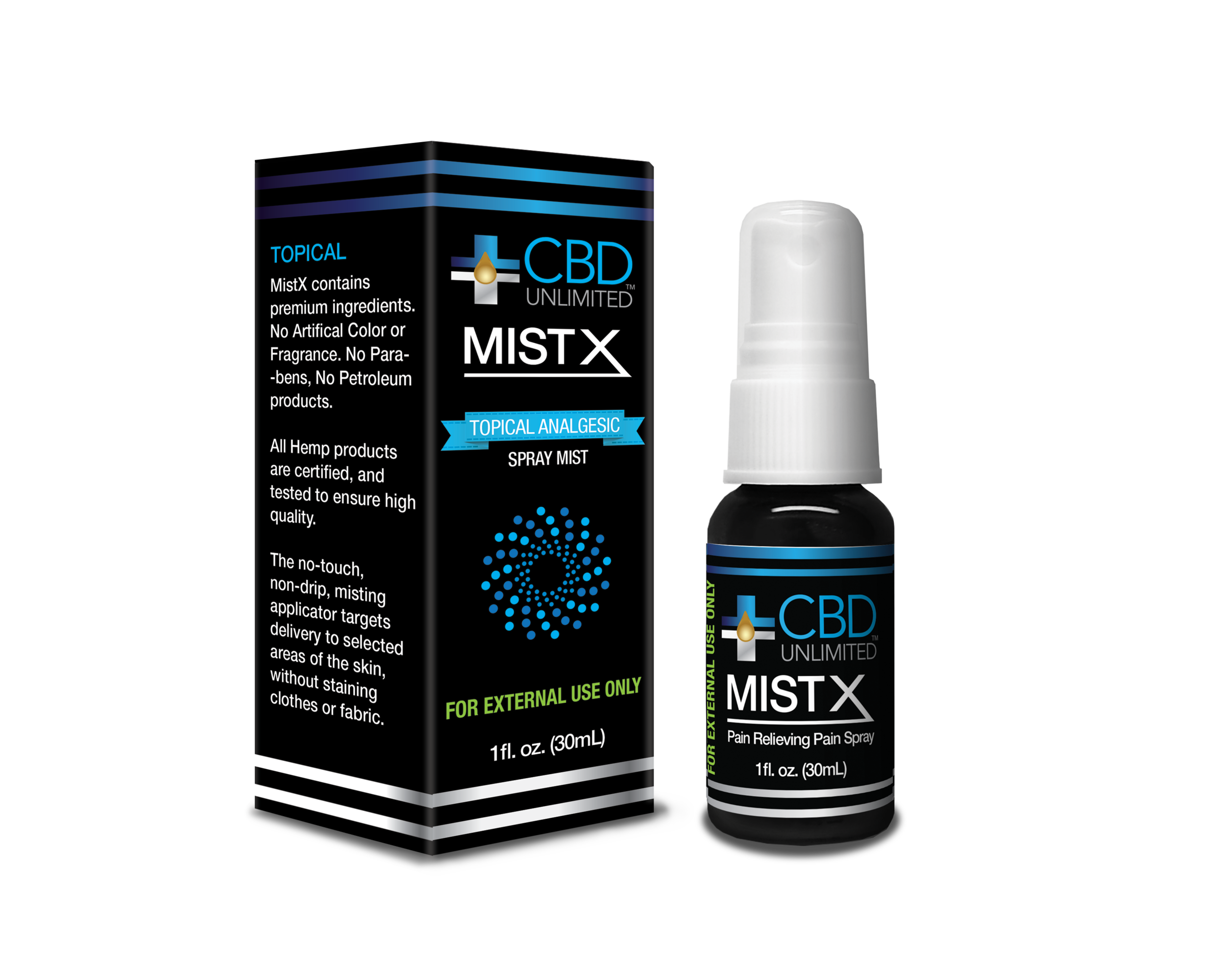 CBD Mistx Packaging