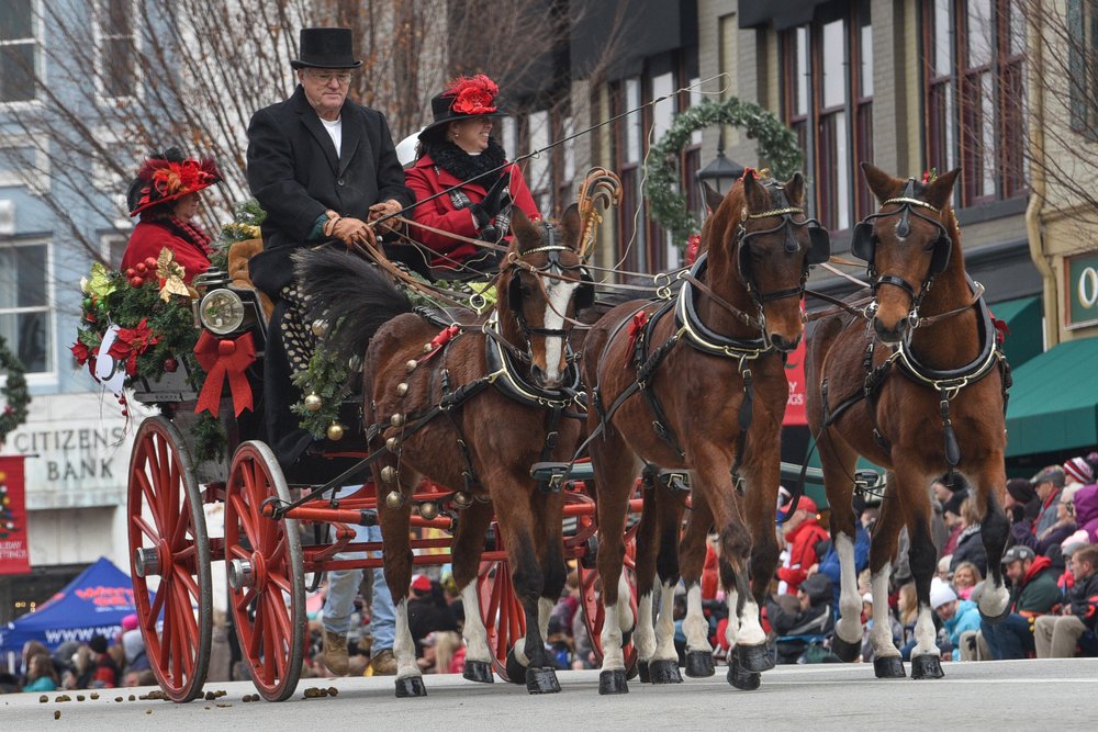 holiday horse drawn carriage parade lebanon ohio.jpg