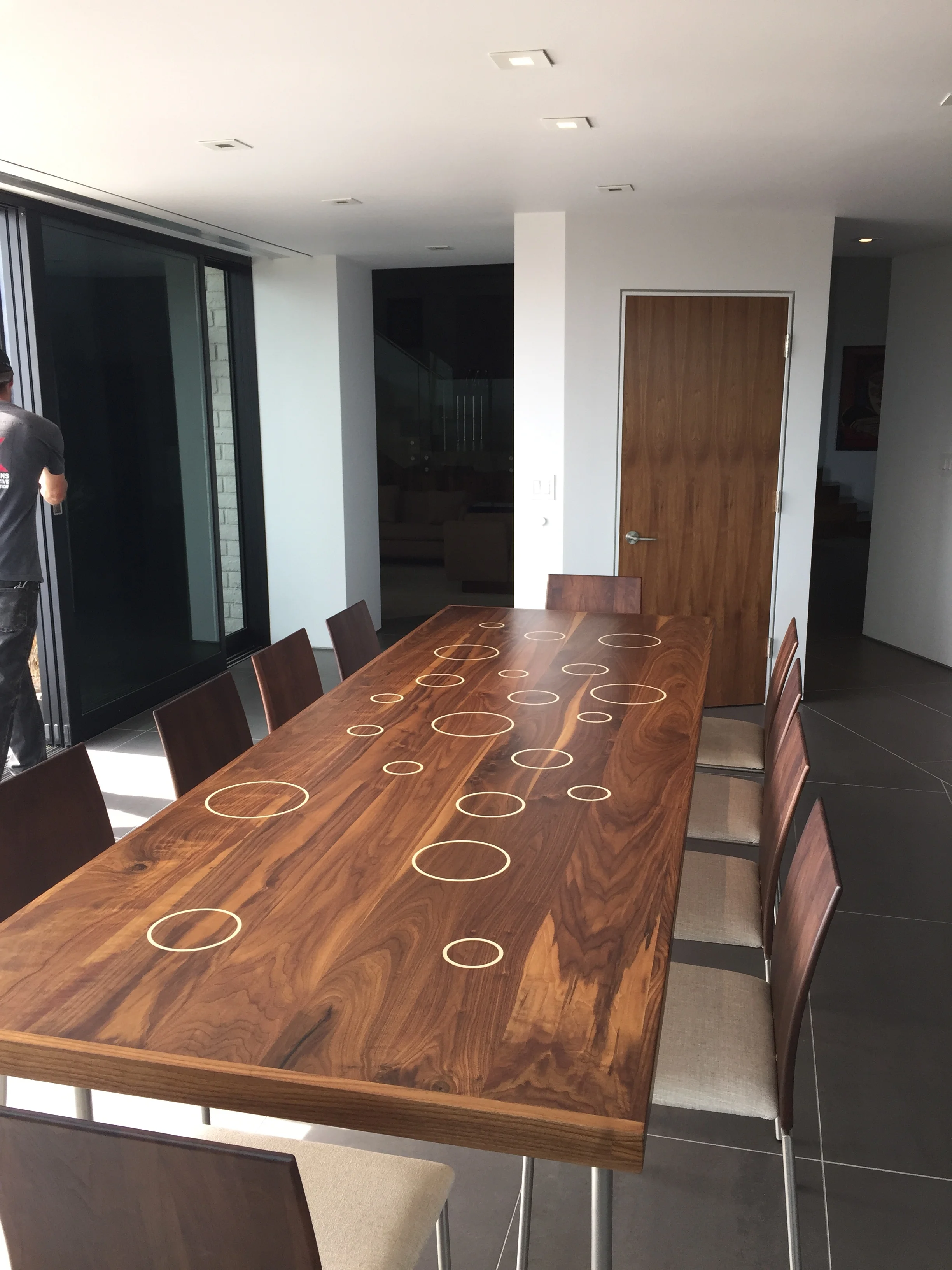 Walnut table top with white steel inlay 2.jpg