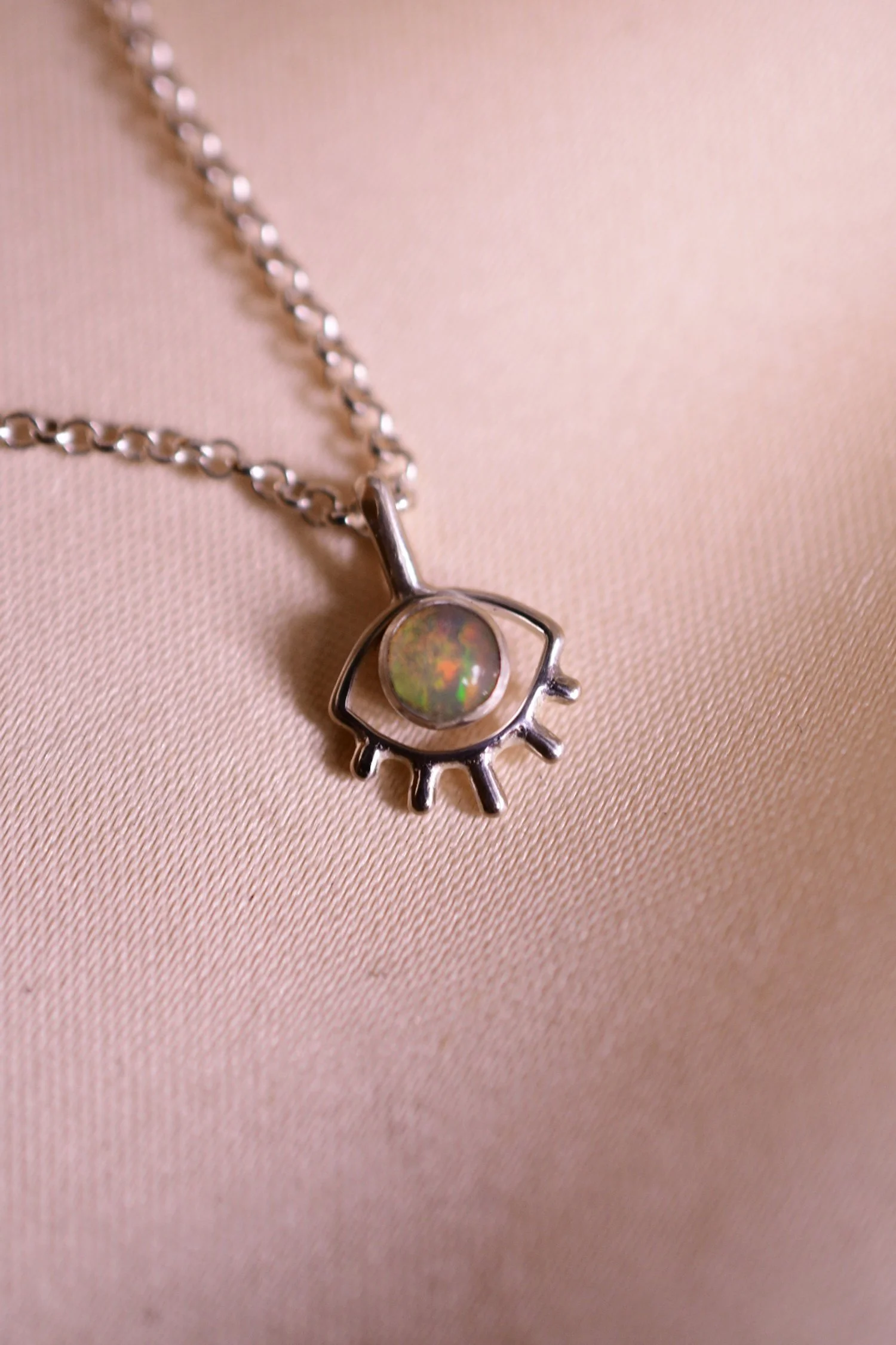 Opal Seer Charm Pendant
