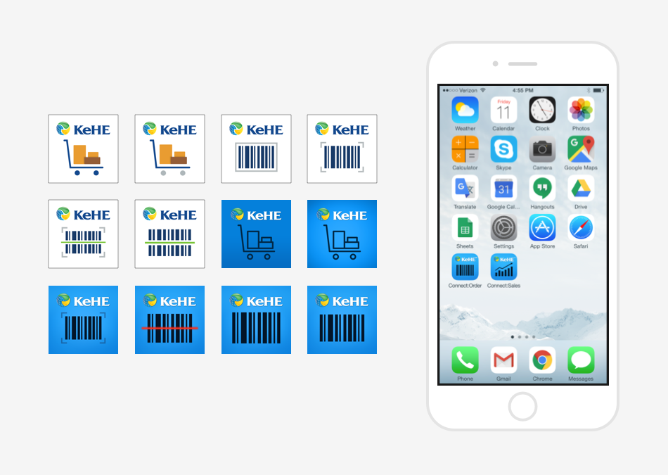 App icon iterations.