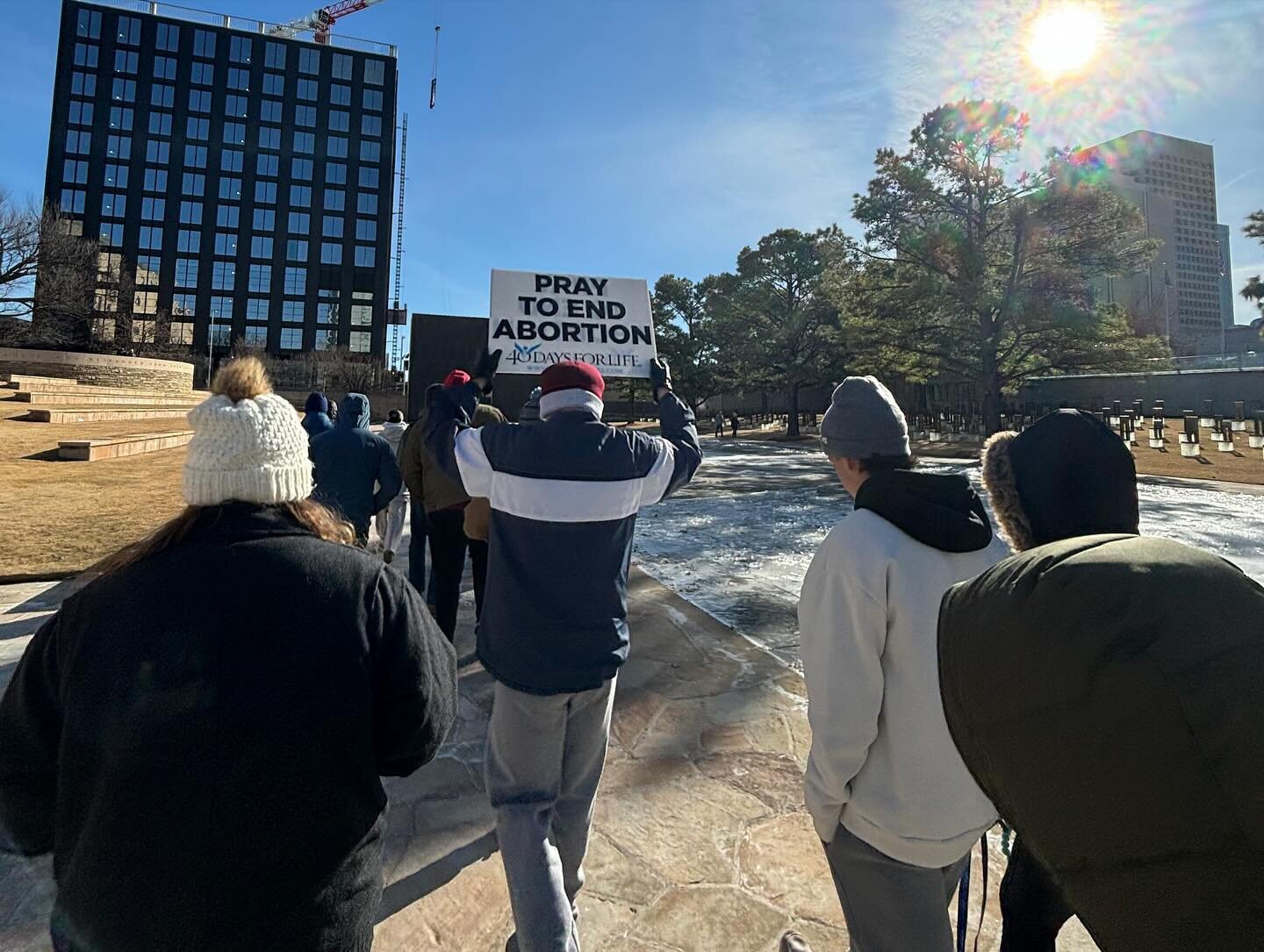 Our young adults at St. Monica&rsquo;s hosted a Rosary Walk this past Saturday, and it was beautiful seeing the number of people willing to embrace the bitter cold out of desire to pray and offer up their fasts and sufferings for the protection and d