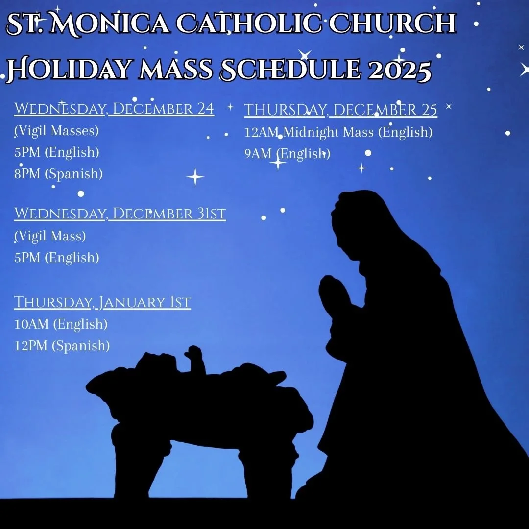 Holy Day Mass Schedule