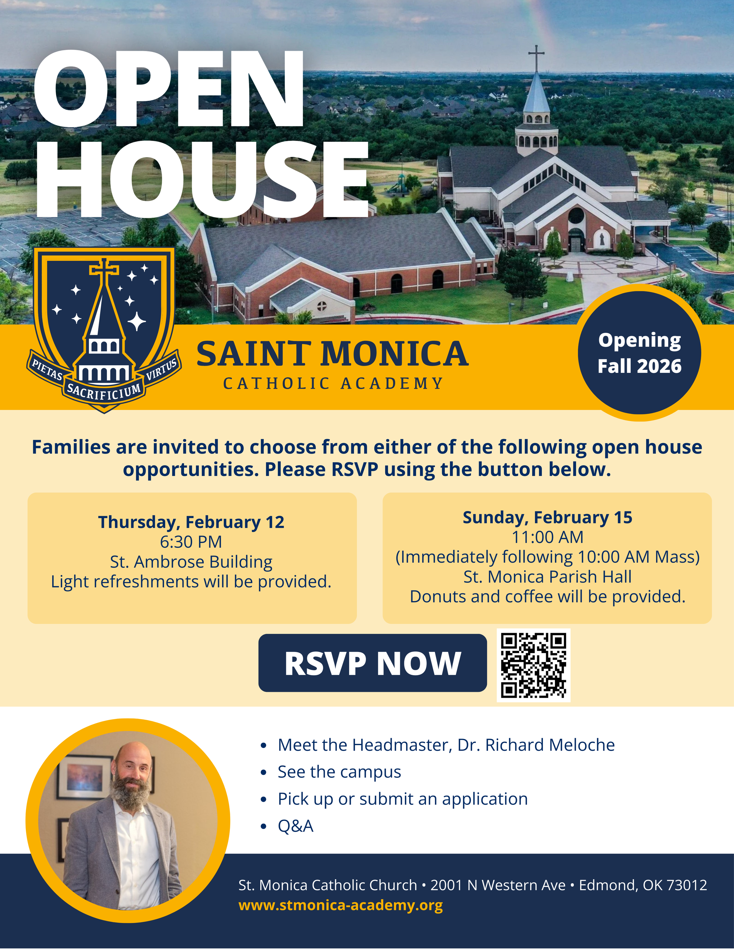 St. Monica Catholic Academy Open House