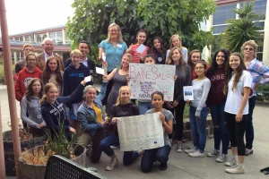 Friends of the Napa River and Supervisor Pedroza visited River School to thank and encourage the students for their work supporting a healthy Napa River. The students presented FONR with the donations from their fundraising efforts.