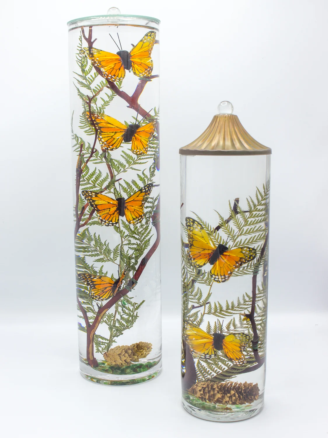 Monarch" Medium Cylinder - Forever Candle — Pacific Crest Gallery
