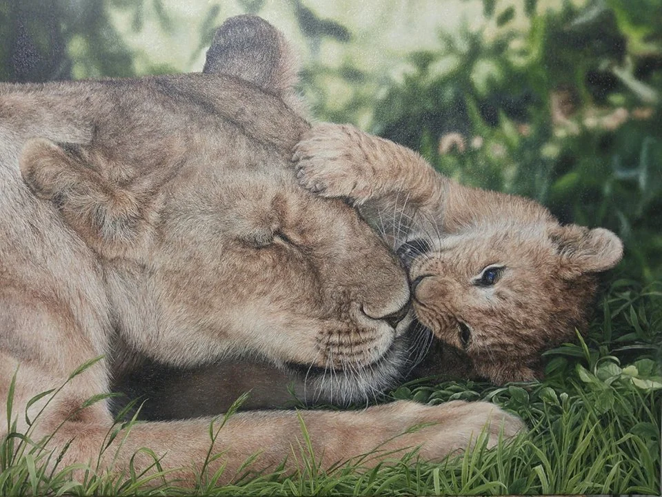 "Mother & Cub" by Holly Kavonic