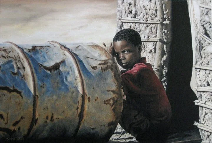 "Interrupted Contemplation" by Holly Kavonic