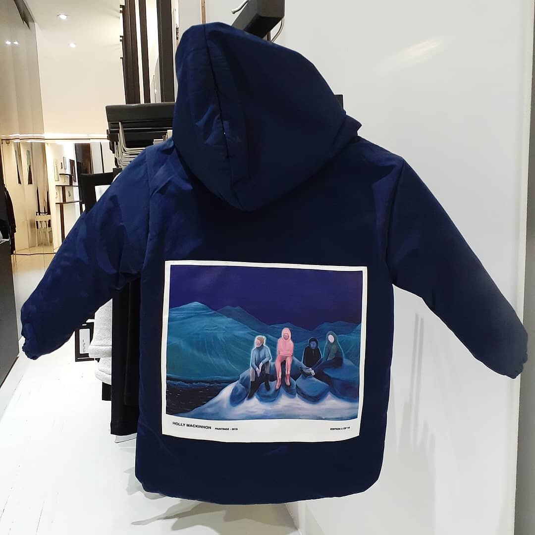  Kids jacket collaboration: back panel (Waiting, 2018)   