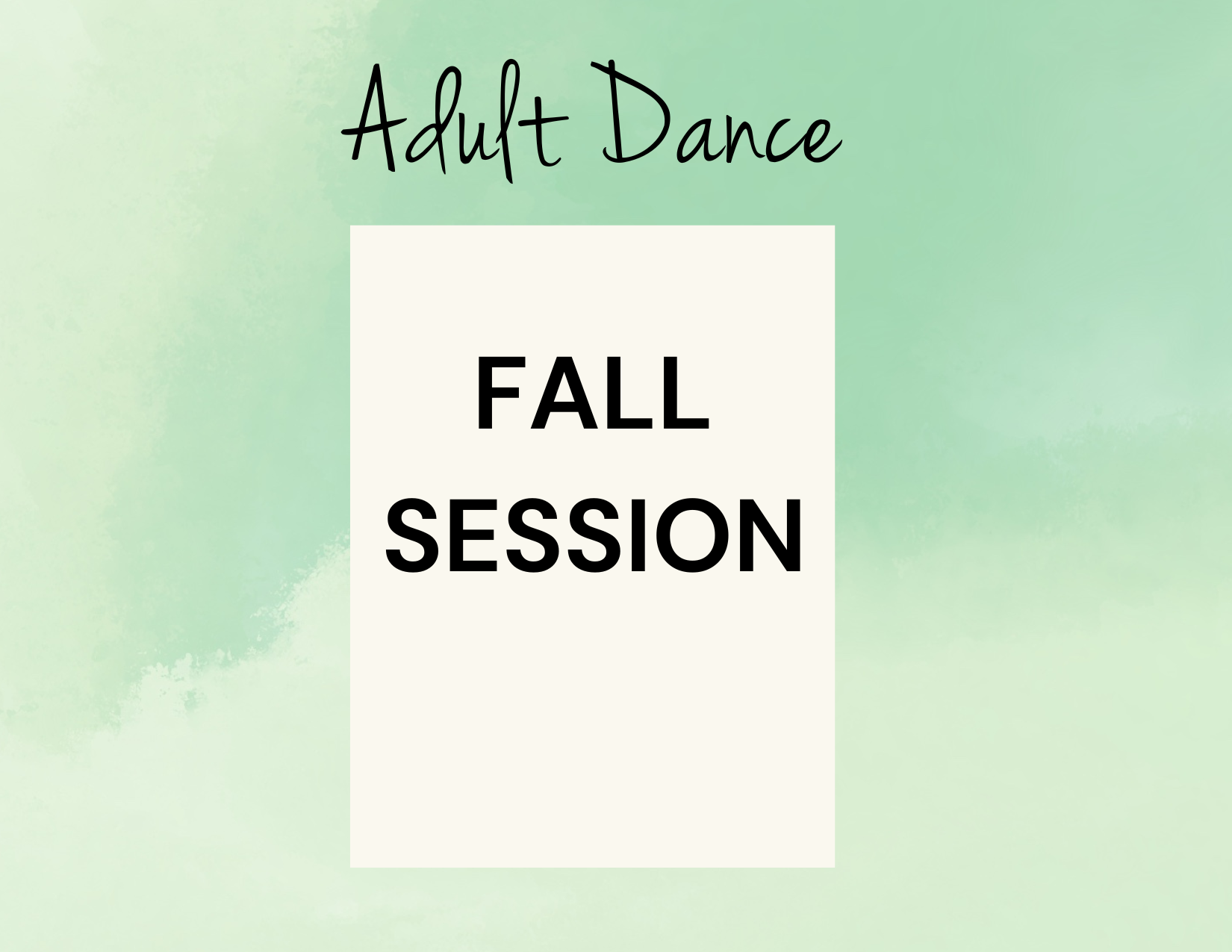 6-week session — Dance Directions