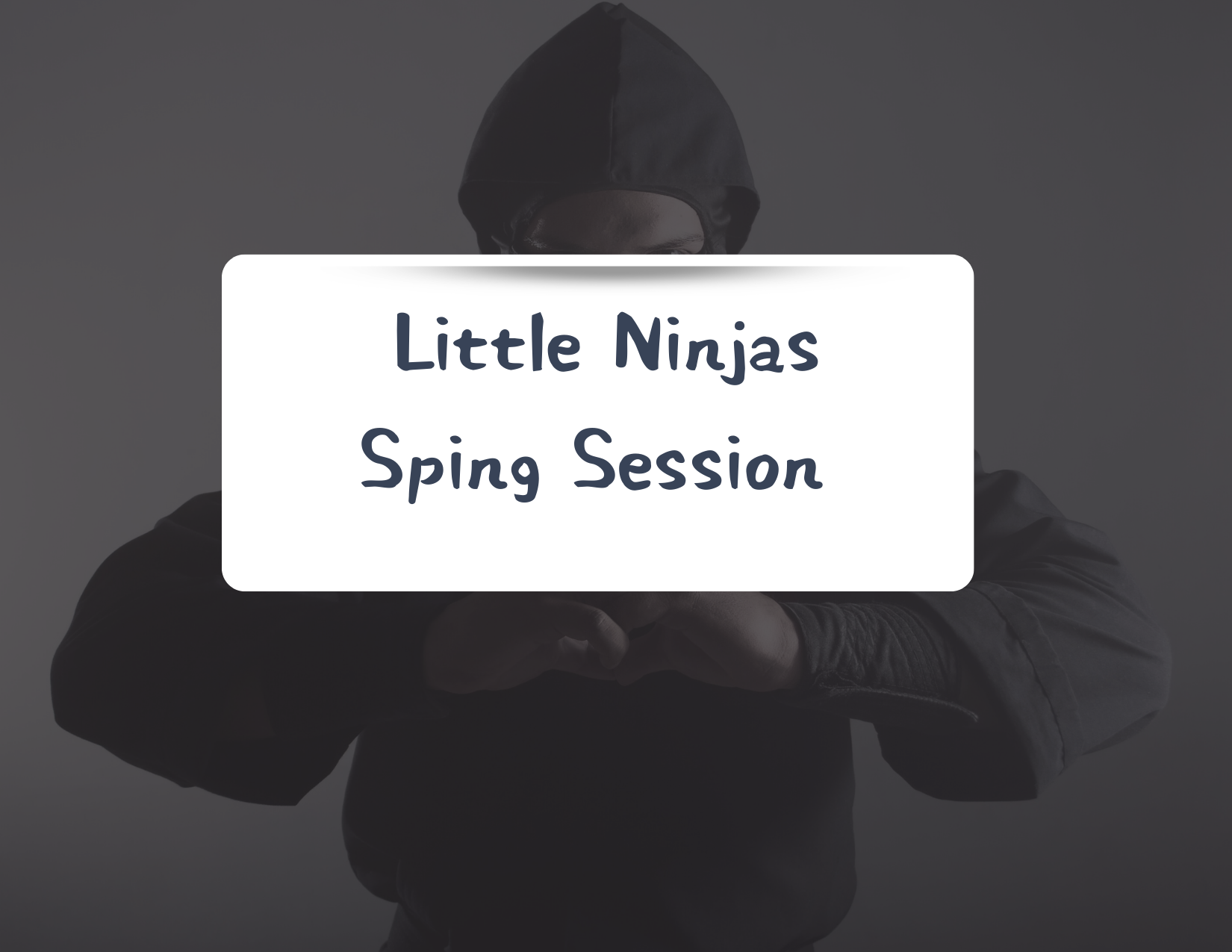 6-Week Little Ninjas - Spring Session