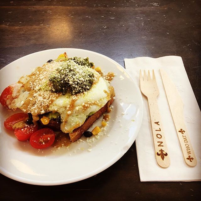Toast Supreme. #nola #whodat #woodenutensils #customs #twiglylife