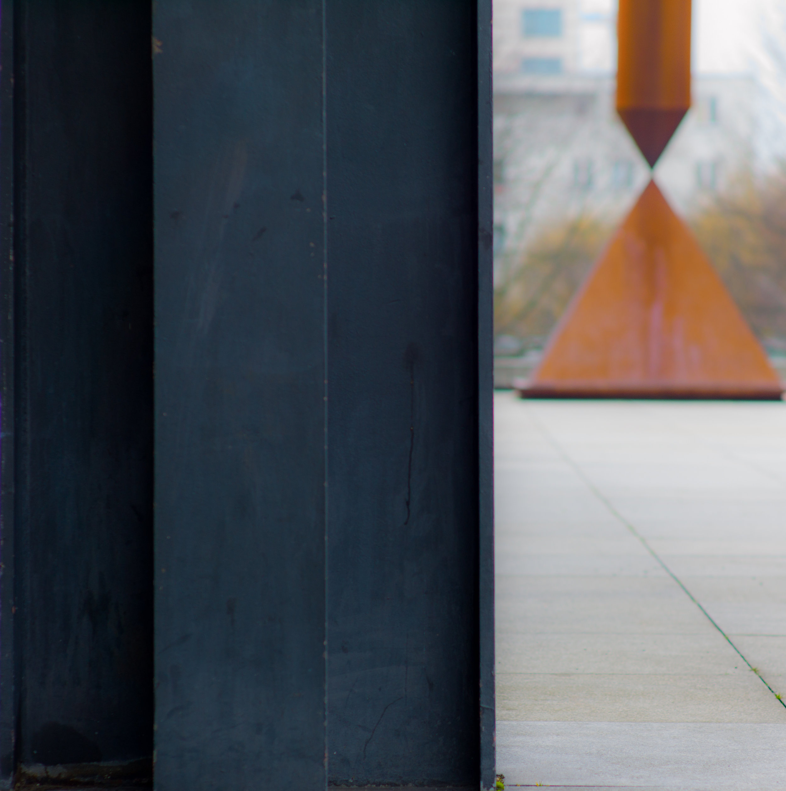 Plaza detail, Neue Nationalgalerie