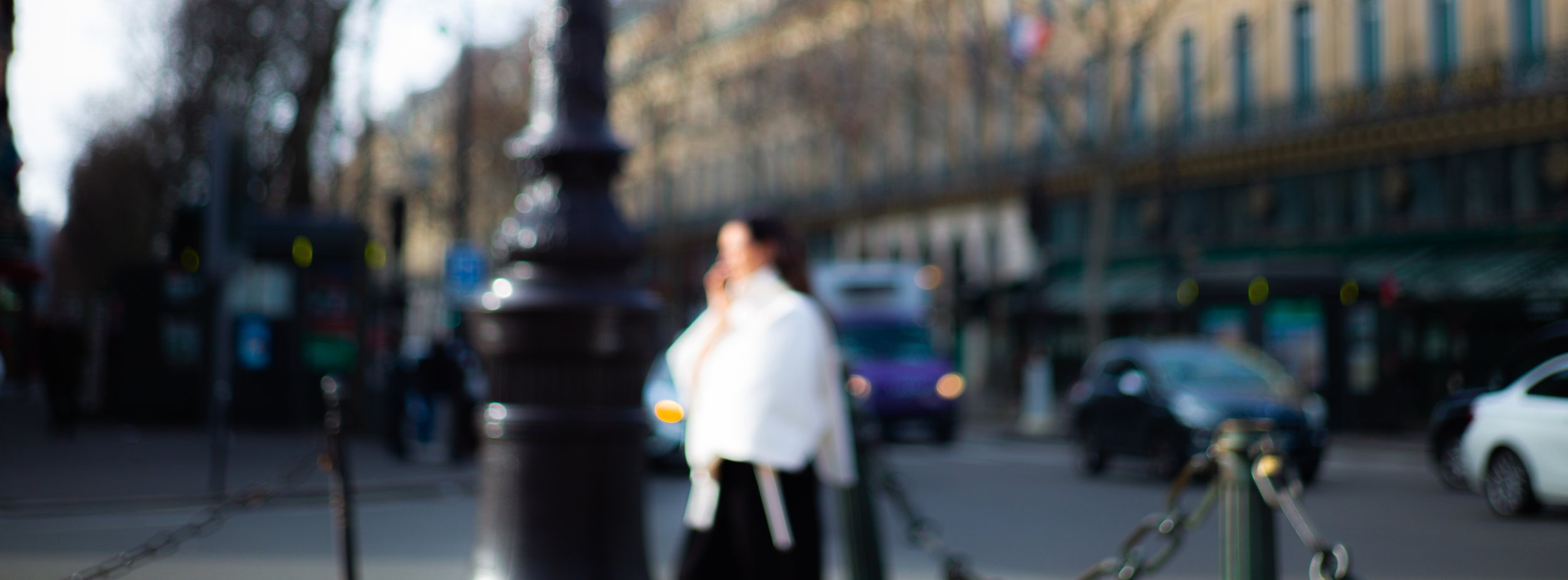 Figure in White and Black