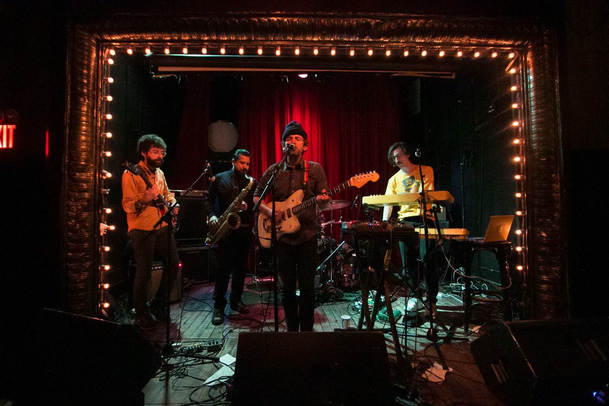 Sam Cohen and band; photo by Emily Lipson