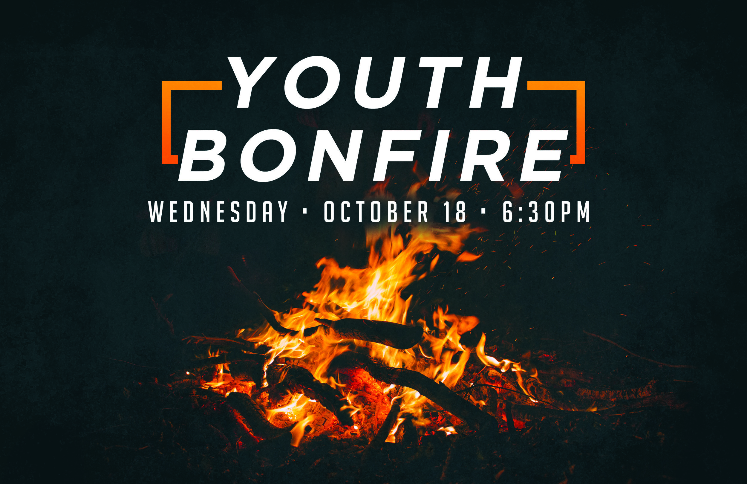  A free .PSD file to use to promote your next student bonfire.  