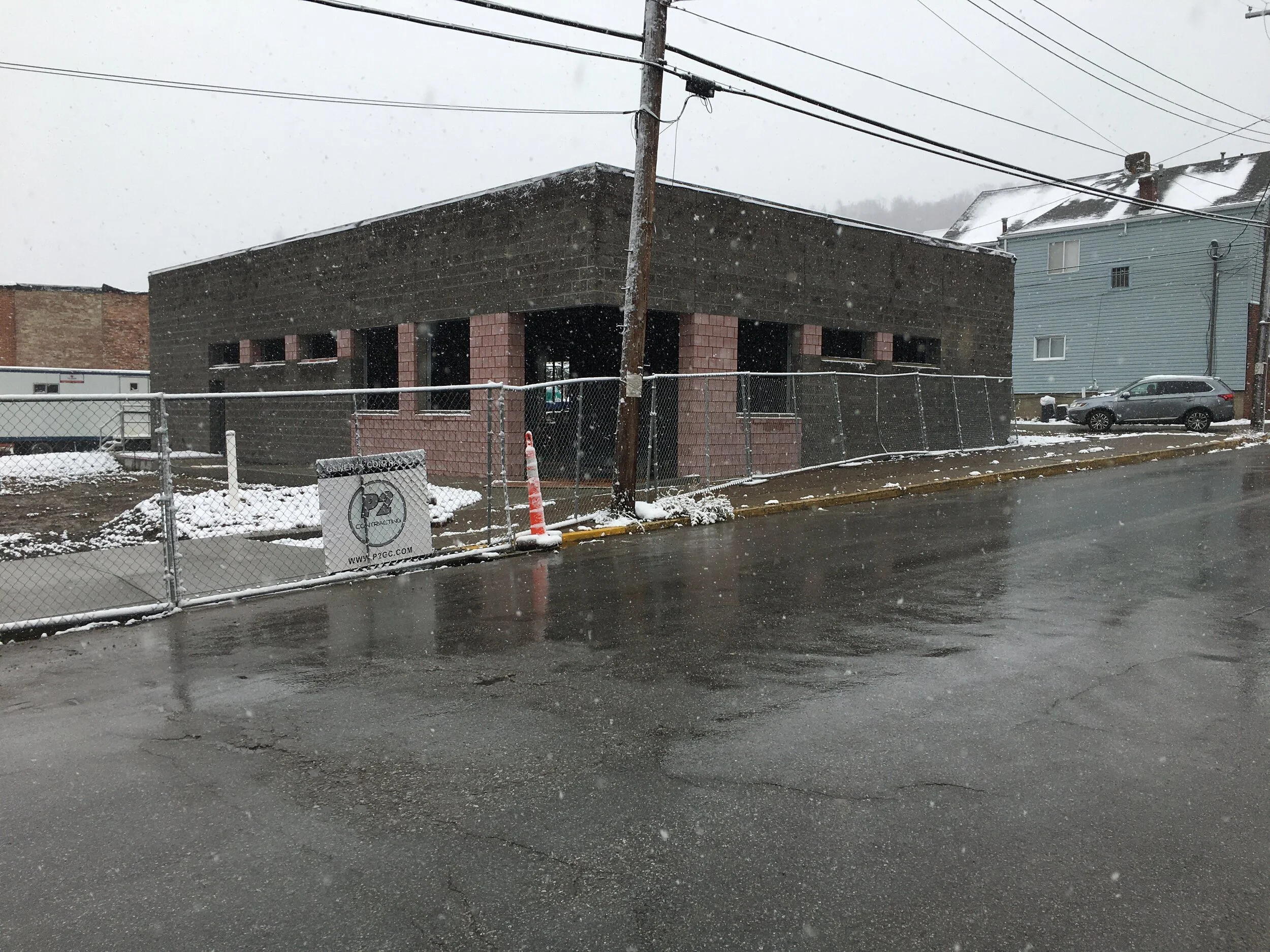 Retail construction in Glassport, PA