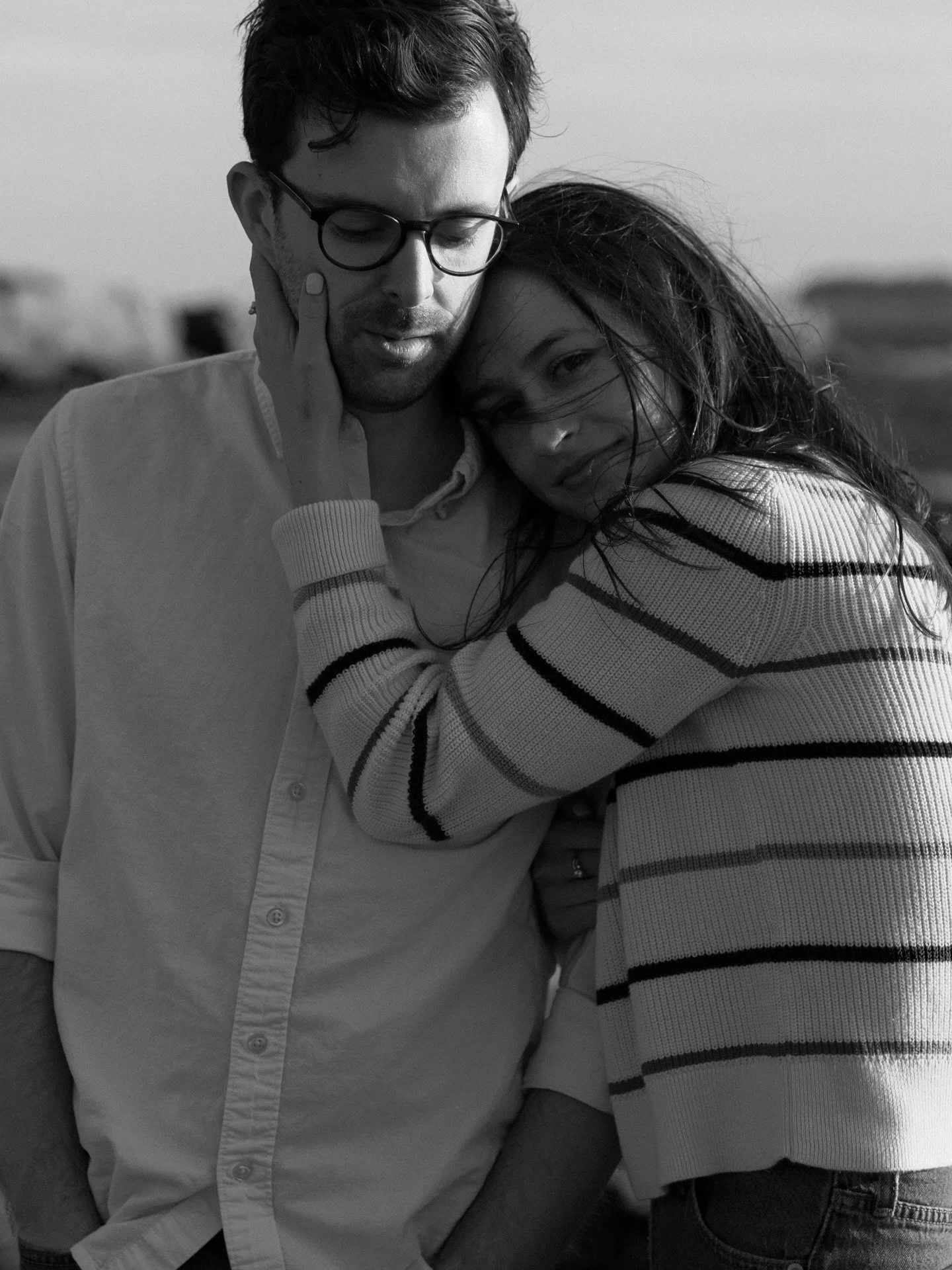Natalie + Greg on a gorgeous &ldquo;summer&rdquo; evening in Maine.
