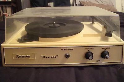 This is photo I found on the nets of the record player I used.