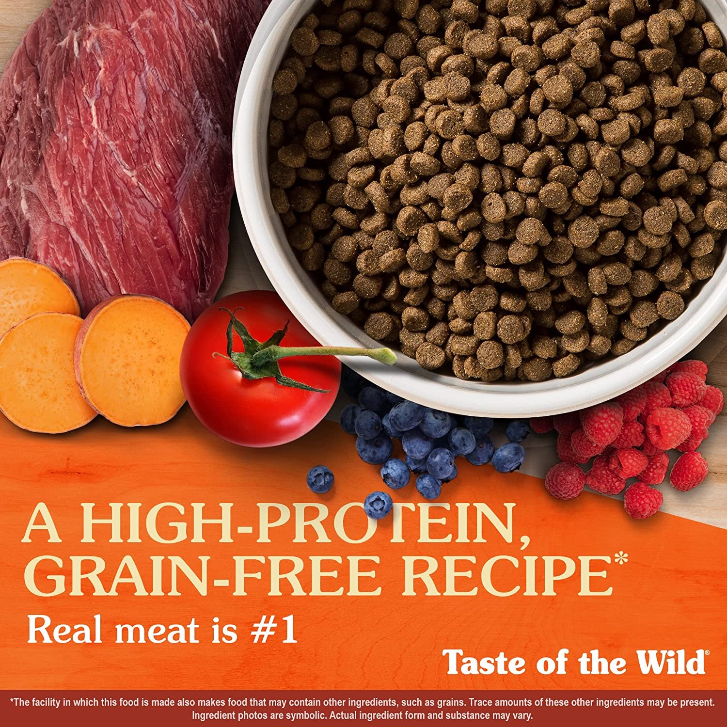 Taste of the Wild Dry Dog Food with Roasted Bison and Venison
