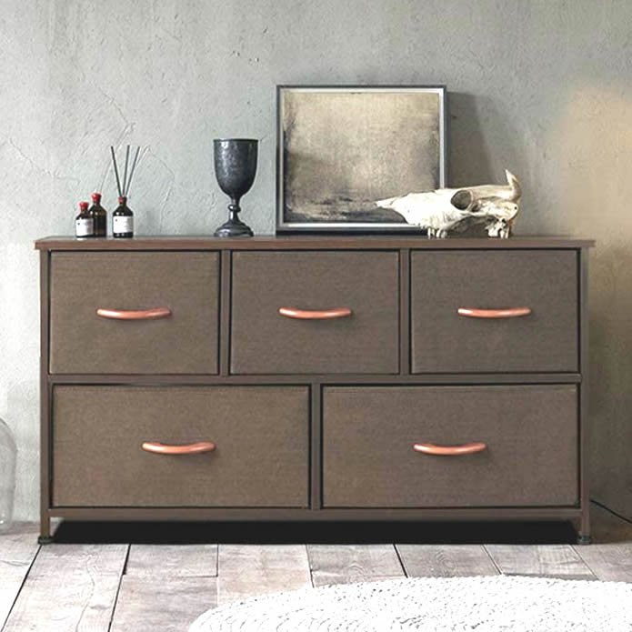 Life Concept Extra Wide Dresser Storage Tower with Sturdy Steel Frame