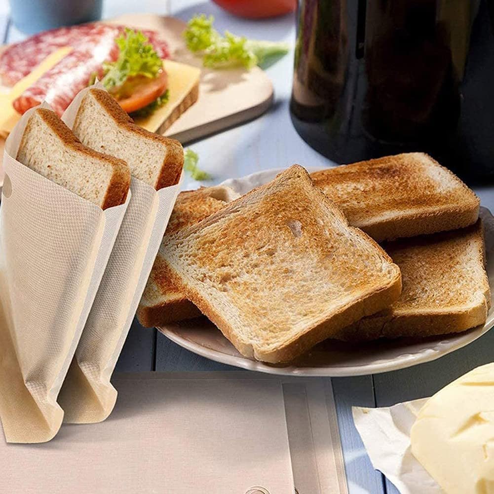  Tezam Toaster Bags Reusable for Grilled Cheese Sandwiches
