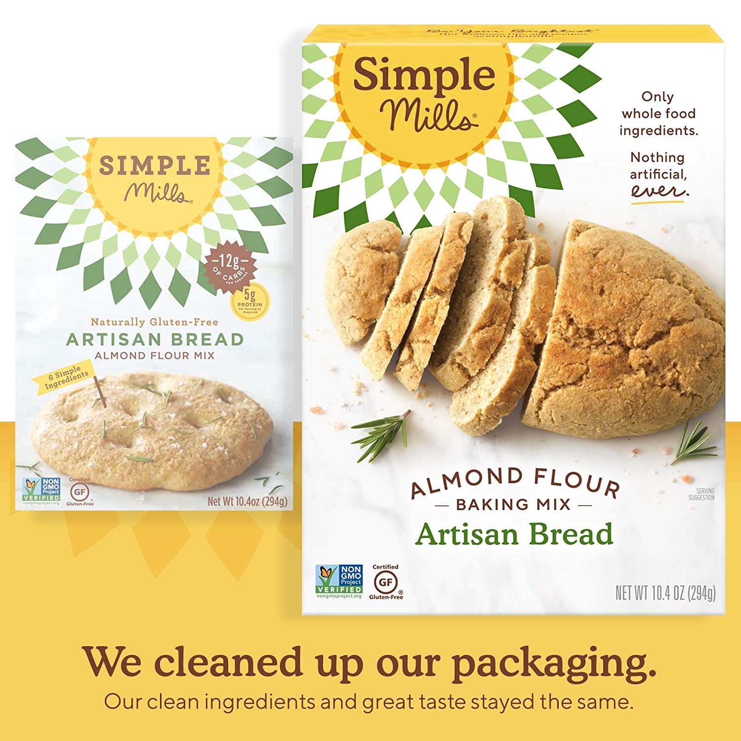 Simple Mills Almond Flour Baking Mix, Gluten Free Artisan Bread Mix, Made with whole foods