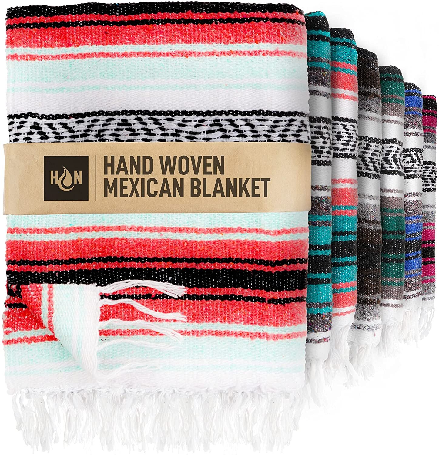 Handcrafted Large Mexican Blankets, Handwoven Serape Blanket, Falsa Blanket (Copy) (Copy) (Copy) (Copy)
