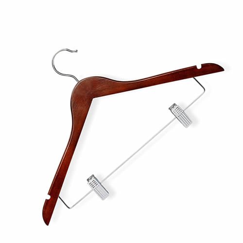 Honey-Can-Do HNGT01210 12-Pack Basic Suit Hanger with Clips