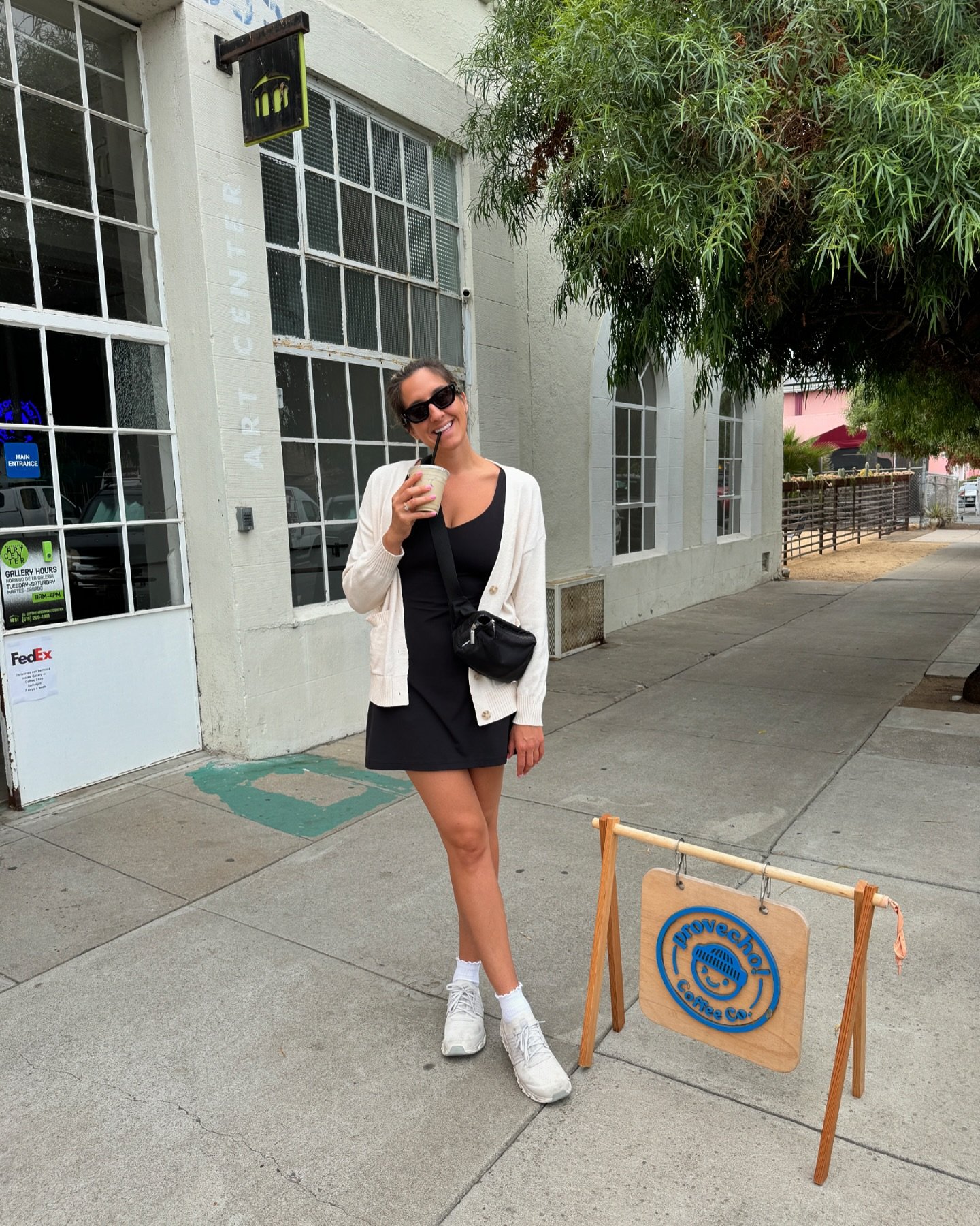 Weekends are for trying new coffee shops ☕️

My latest adventure, @provechocoffee in Barrio Logan serves delicious &amp; unique coffee drinks - MUST order the sesame latte!! 🤤 Housed in a former art space, Provecho is full of creative charm with art