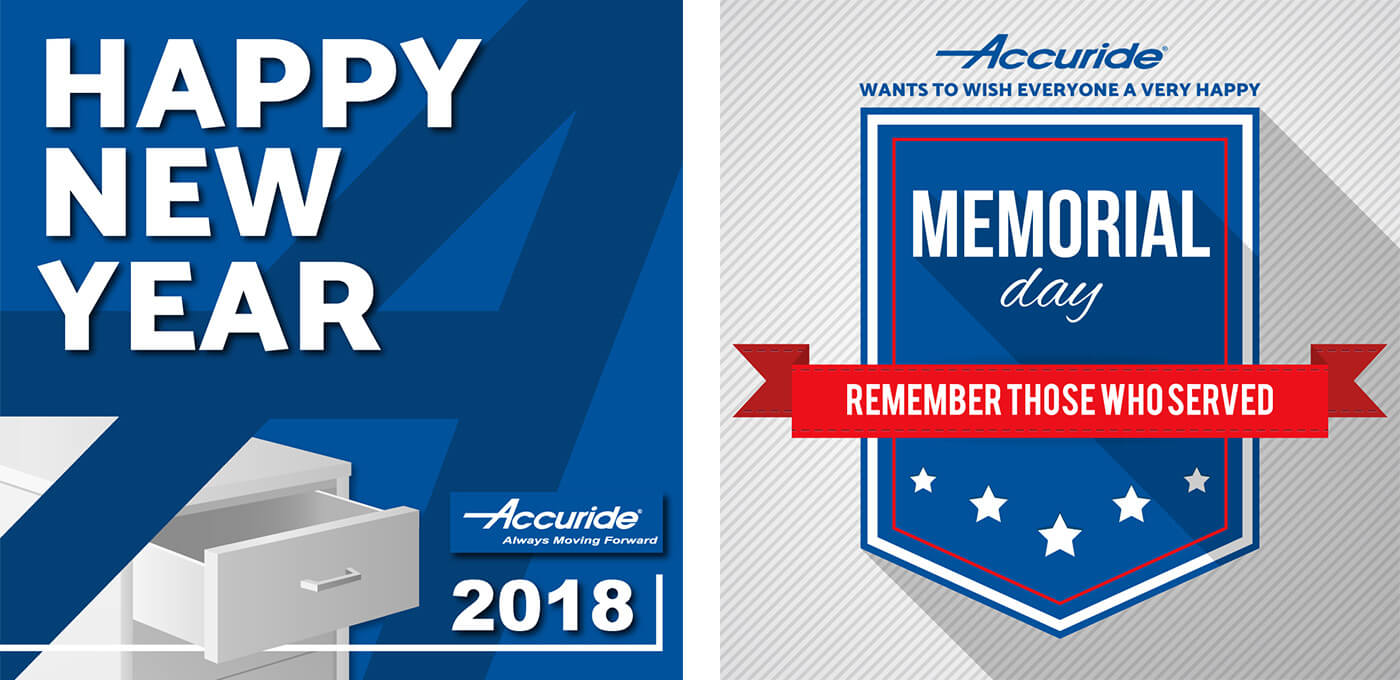 Accuride Holiday's Social Posts