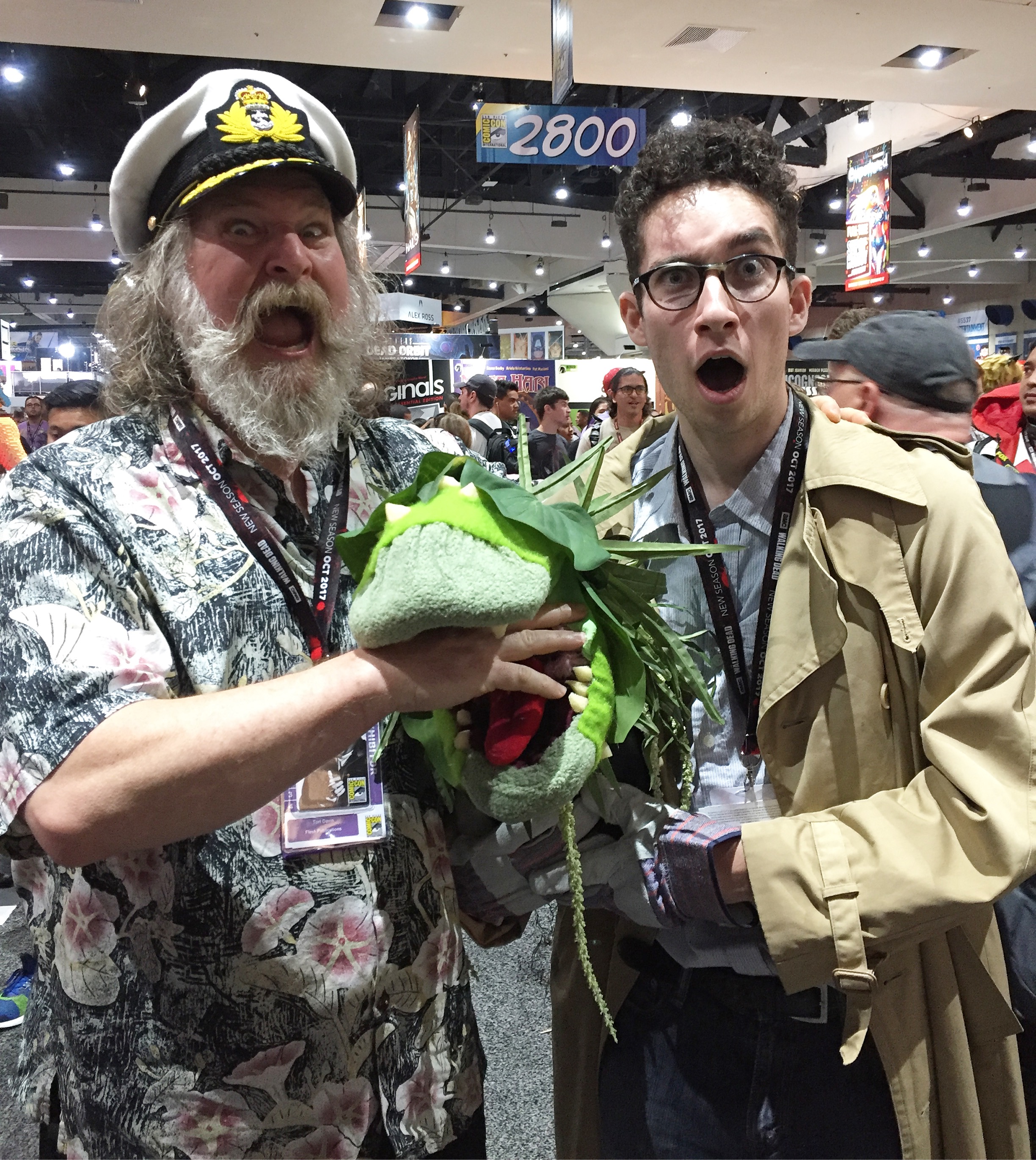  And I also ran into puppet/creature legend Kirk R. Thatcher which made my whole summer. 