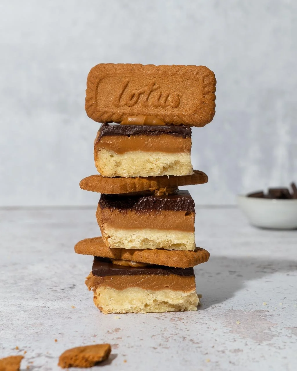 🍫 Biscoff Billionaire's Shortbread — A Vegan Visit