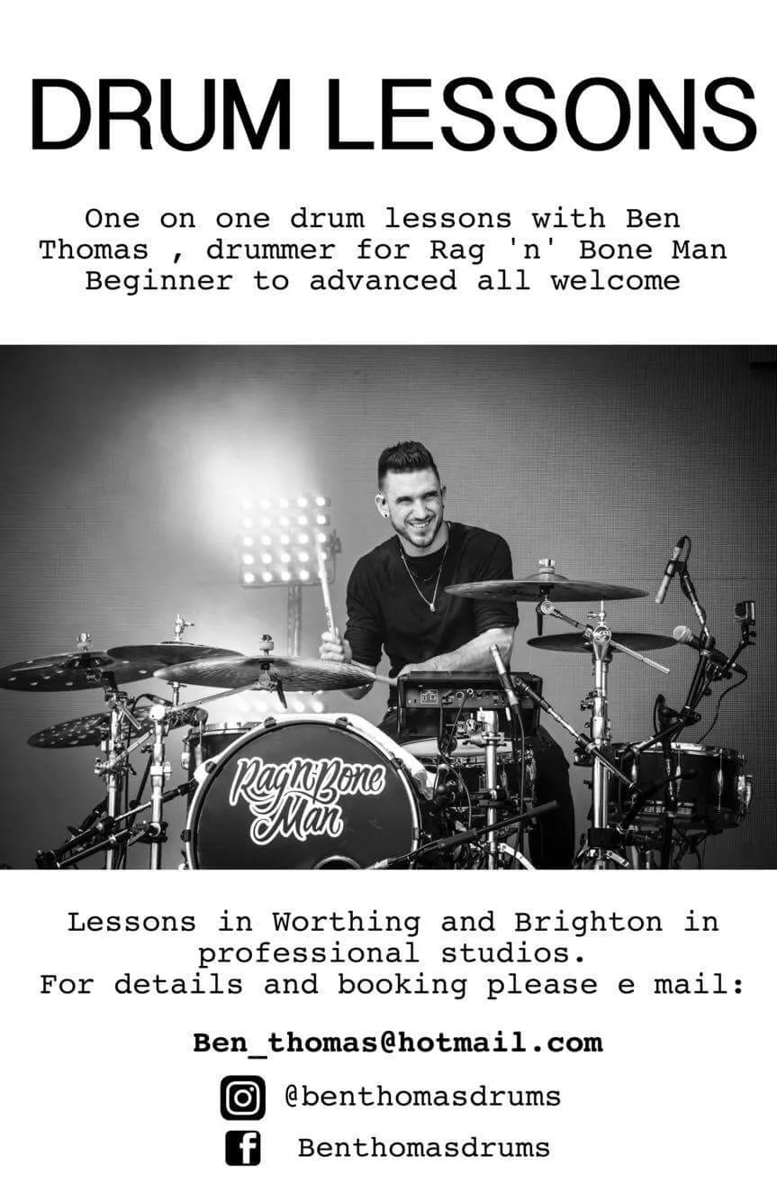 Drum Lessons with Ben Thomas from Rag ’n’ Bone Man