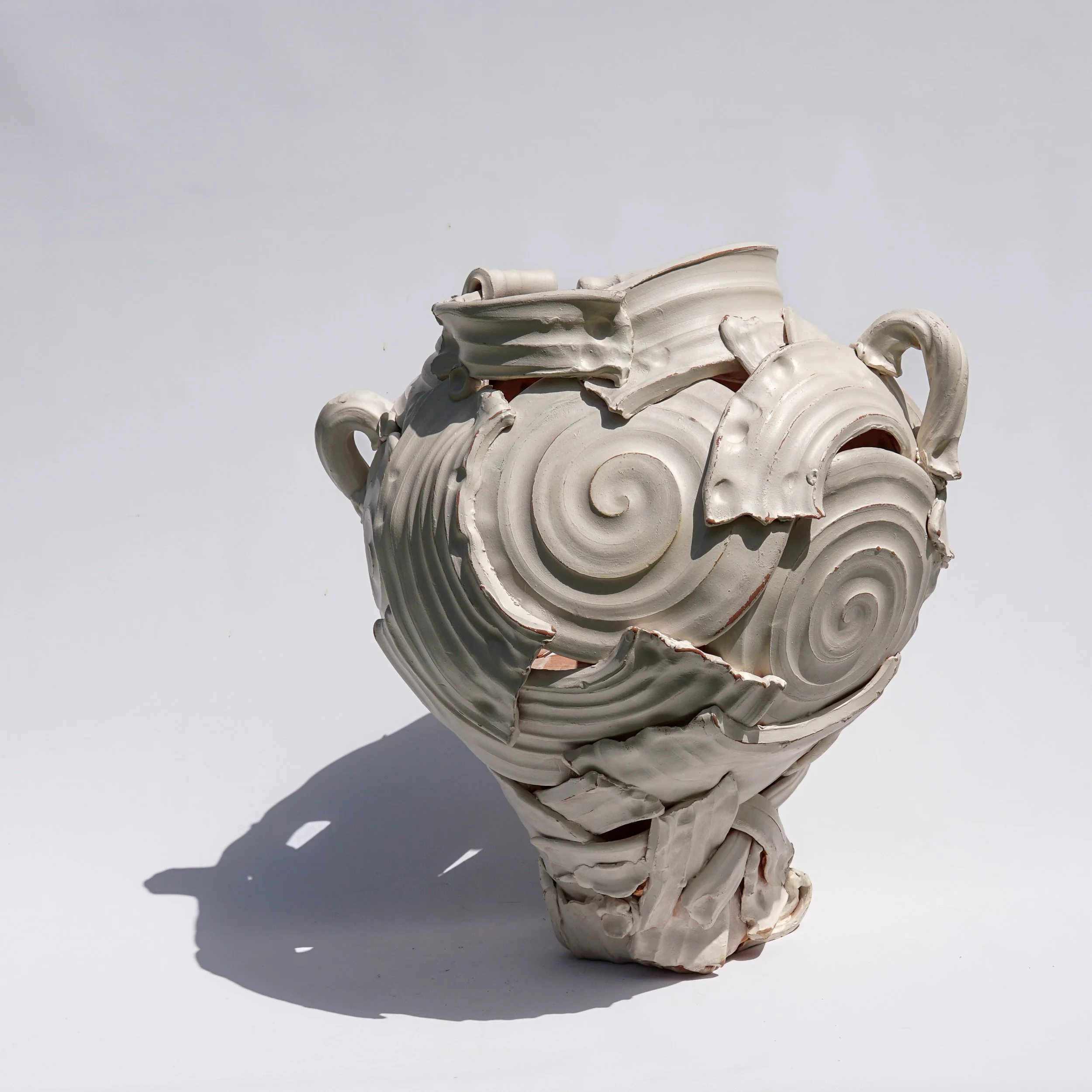 an altered stonewar white jar